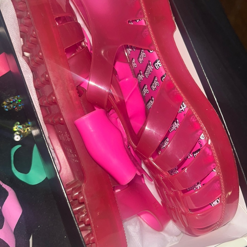 Mini Melissa jelly sandal barbie